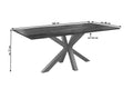 #nussbaumfarben #180x90 #spider-gestellsilber