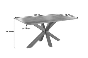 #naturfarben #180x90 #spider-gestellsilber