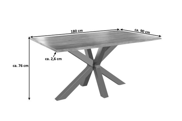 #naturfarben #180x90 #spider-gestellsilber