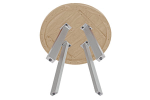 #naturfarben #80x80 #vierfuß-gestellsilber