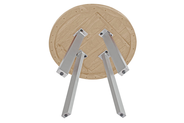 #naturfarben #80x80 #vierfuß-gestellsilber