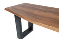 #nussbaumfarben #140cm #u-gestellschwarz