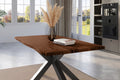 #nussbaumfarben #160x85 #spider-gestellschwarz