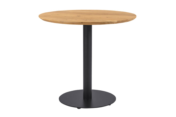 #akazienaturfarben #80x80 #säulen-gestellrundschwarz