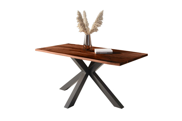 #nussbaumfarben #180x90 #spider-gestellschwarz