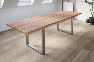 #naturfarben #260x100 #u-gestellsilber