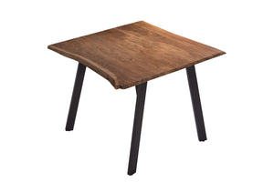 #nussbaumfarben #90x90 #vierfuß-gestellschwarz