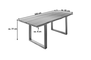 #naturfarben #160x85 #u-gestellsilber
