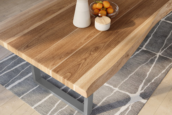 #naturfarben #350x120 #u-gestellsilber