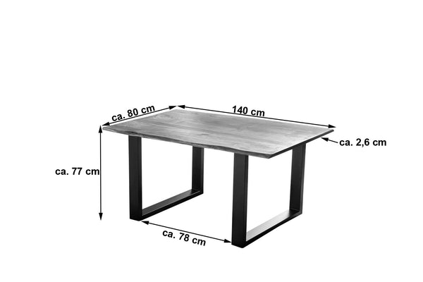 #nougatfarben #140x80 #u-gestellschwarz