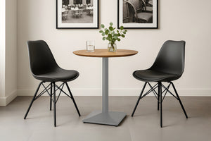 #akazienaturfarben #70x70 #säulen-gestelleckigsilber