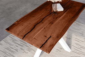 #nussbaumfarben #180x90 #spider-gestellweiß