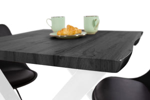 #graufarben #80x80 #x-gestellweiß