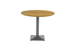#eichenaturfarbengeölt #100x100 #säulen-gestelleckigsilber