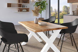 #holzwildeiche-optik #160x85 #u-gestellschwarz