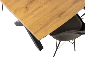 #wildeichenfarben #240x100 #x-gestellschwarz