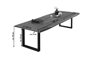 #naturfarben #280x110 #u-gestellschwarz