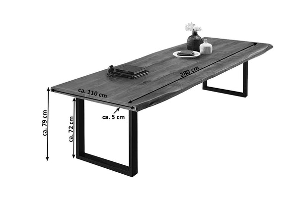#naturfarben #280x110 #u-gestellschwarz