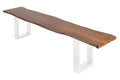 #nussbaumfarben #180cm #u-gestellweiß