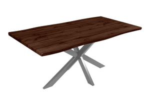 #nussbaumfarben #180x90 #spider-gestellsilber