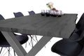 #graufarben #200x100 #x-gestellsilber