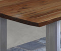 #nussbaumfarben #90x90 #u-gestellsilber