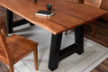 #nussbaumfarben #180x90 #a-gestellschwarz