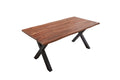 #sheeshamteakfarben #180x90 #x-gestellschwarz