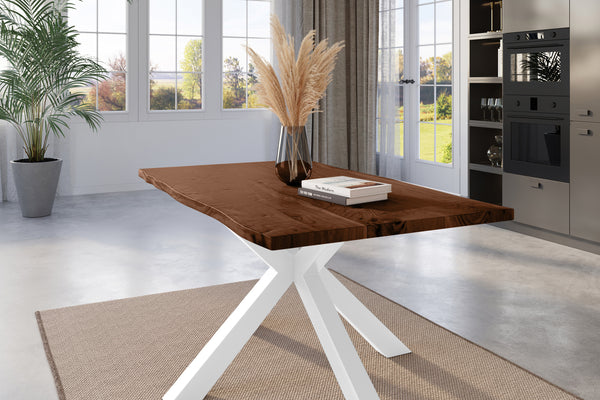 #nussbaumfarben #140x80 #spider-gestellweiß