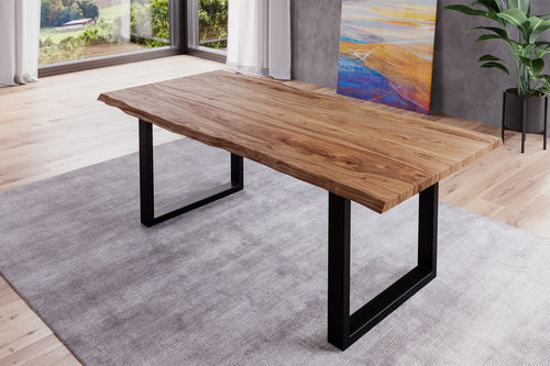 #sheeshamnaturfarben #180x90 #u-gestellschwarz