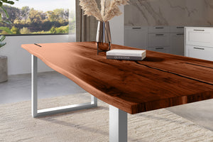 #nussbaumfarben #280x100 #u-gestellsilber