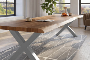#naturfarben #350x120 #x-gestellsilber