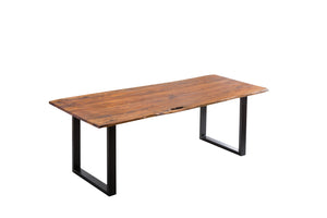 #nougatfarben #200x100 #u-gestellschwarz
