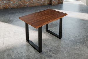 #nougatfarben #140x80 #u-gestellschwarz