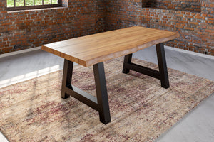 #naturfarben #260x100 #a-gestellschwarz