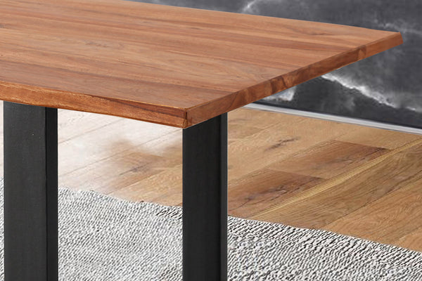 #sheeshamteakfarben #160x85 #u-gestellschwarz
