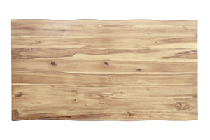 #akazienaturfarben #115x65 #u-gestellschwarz