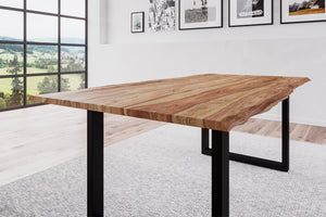#naturfarben #200x100 #u-gestellschwarz