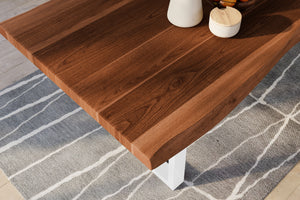 #nussbaumfarben #280x120 #u-gestellweiß