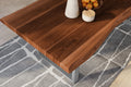 #nussbaumfarben #220x110 #u-gestellsilber