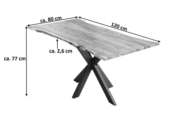 #naturfarben #120x80 #spider-gestellschwarz