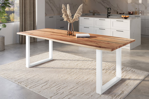 #naturfarben #260x100 #u-gestellweiß