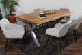 #naturfarben #220x100 #x-gestellsilber