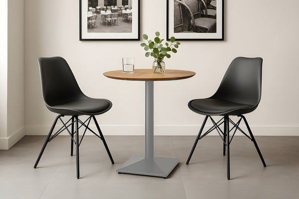 #akazienaturfarben #60x60 #säulen-gestelleckigsilber