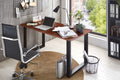 #nussbaumfarben #140x80 #u-gestellschwarz