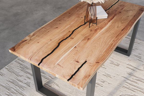 #naturfarben #180x90 #u-gestellschwarz
