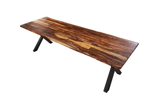 #sheeshamnaturfarbenlackiert #260x100 #x-gestellschwarz