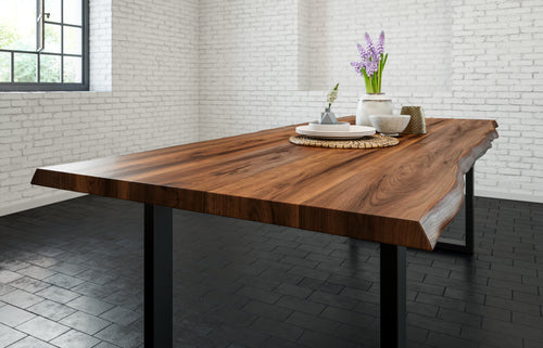 #nussbaumfarben #280x100 #u-gestellschwarz