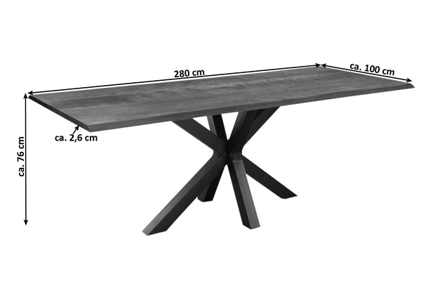 #nussbaumfarben #280x100 #spider-gestellschwarz