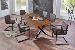 #nussbaumfarben #280x100 #x-gestellschwarz